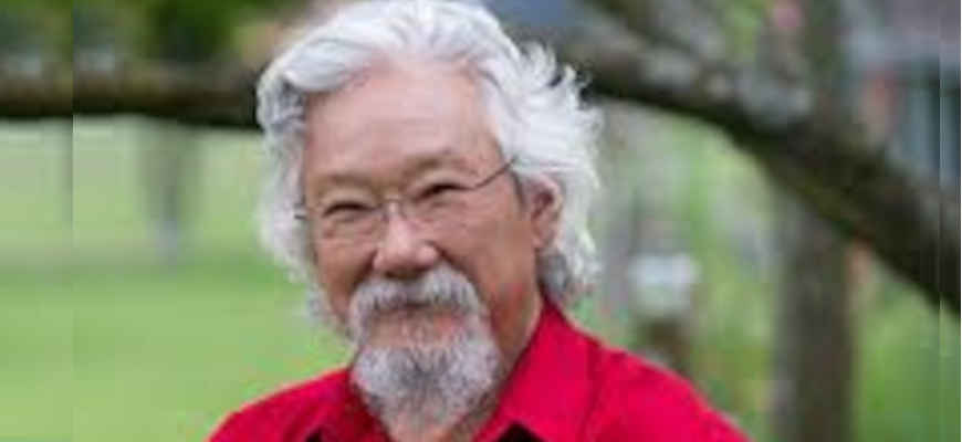 David Suzuki speaking out for animals and the environment.