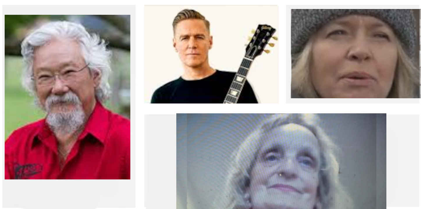 British Columbia's heroes for animals David Suzuki, Bryan Adams, Jennifer Azizi and Felicia Allen